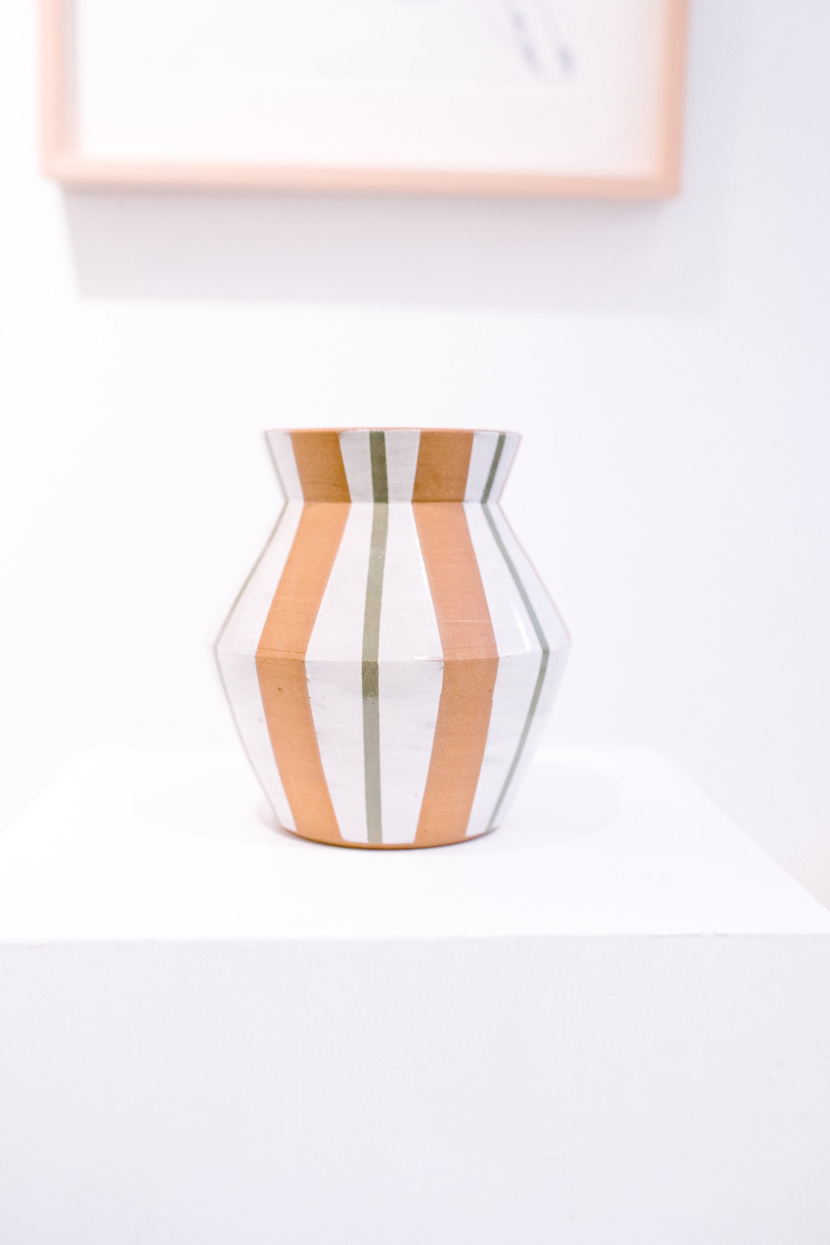 Angular Vase - Earth tones