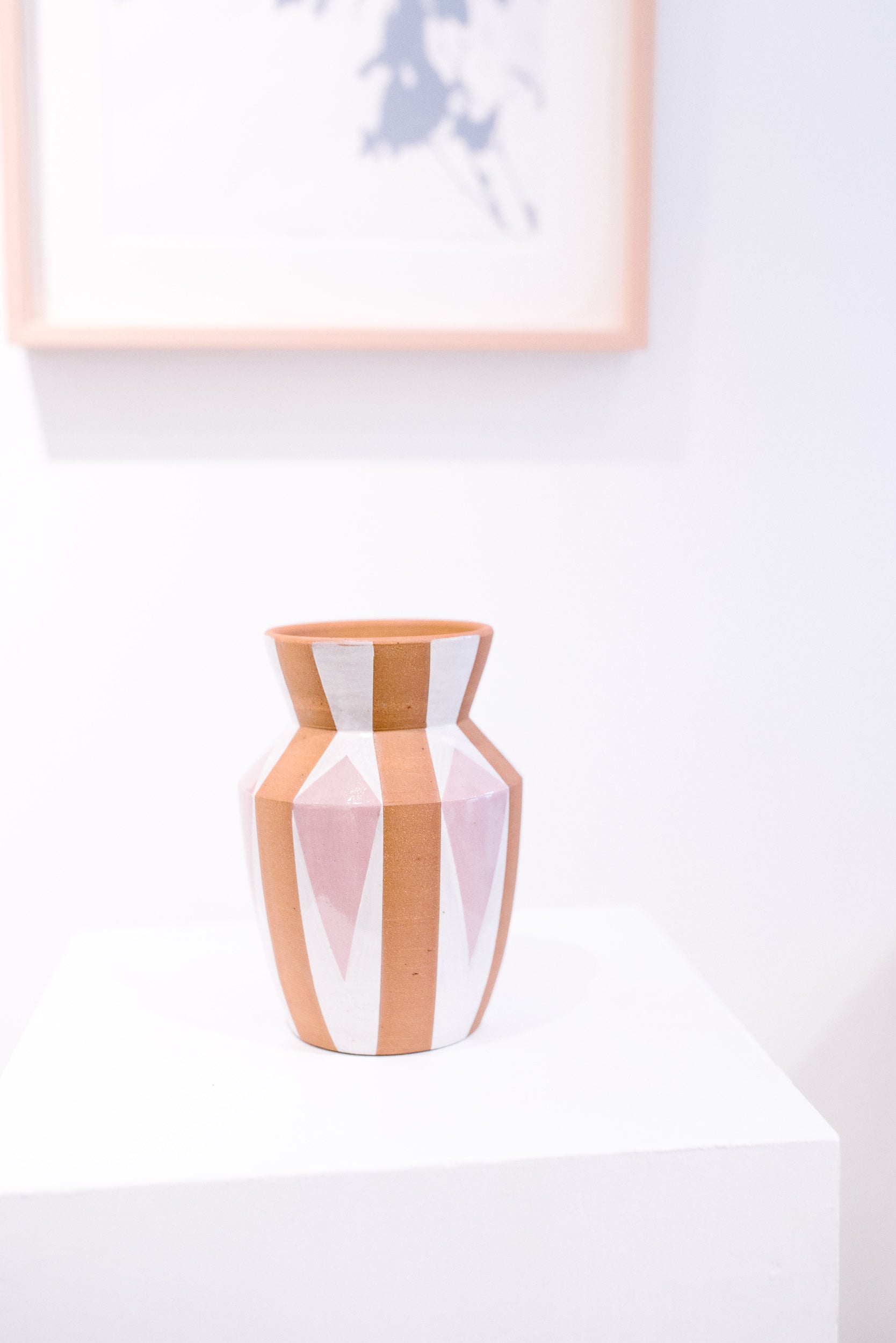 Angular Vase - Earth tones