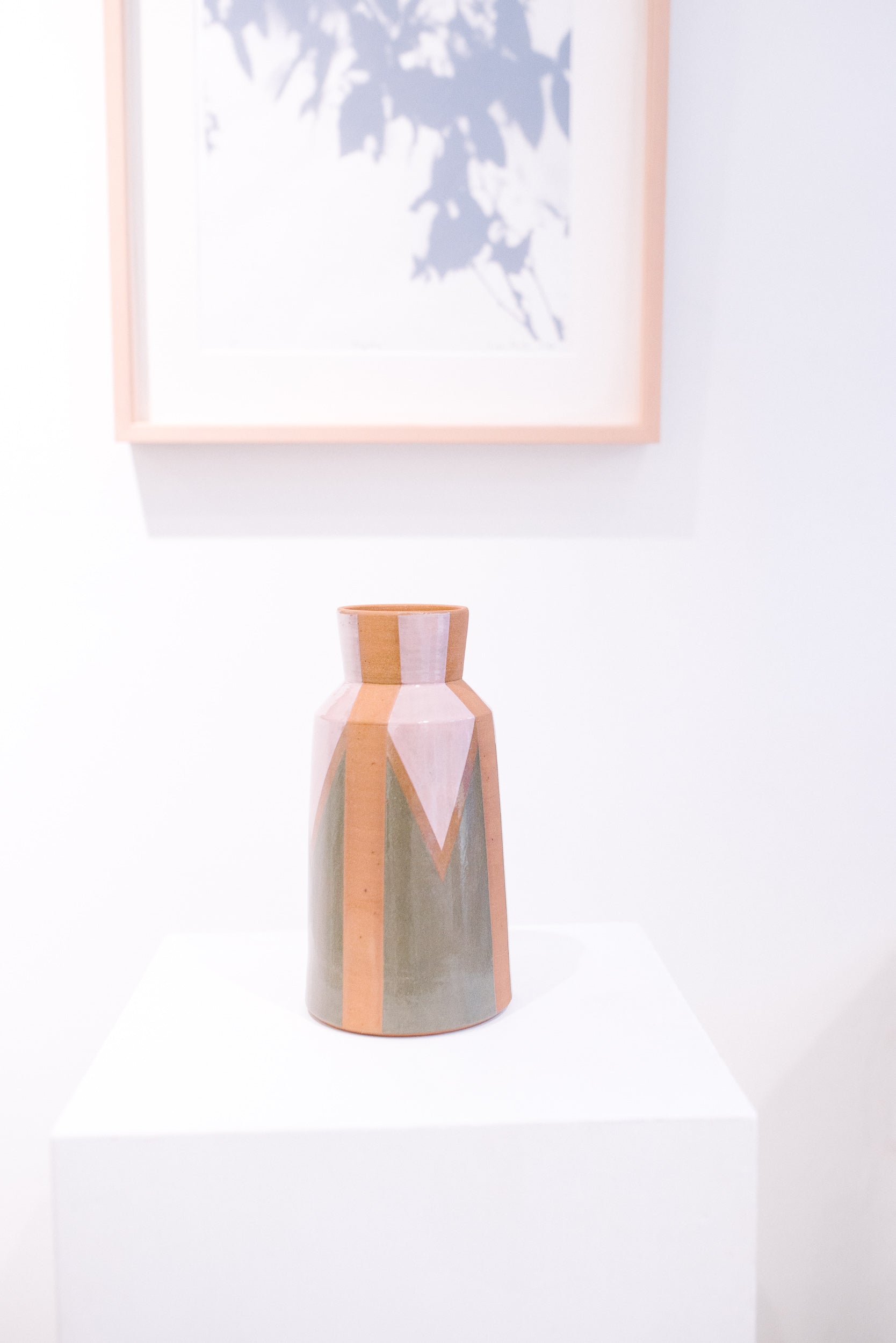 Angular Vase - Earth tones