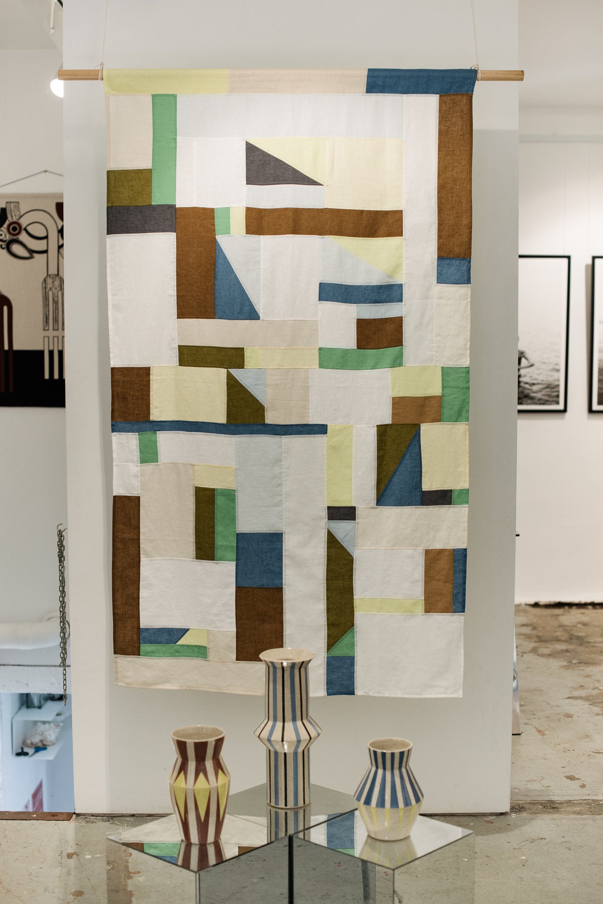 Remnants Reframed II - Bojagi Curtain